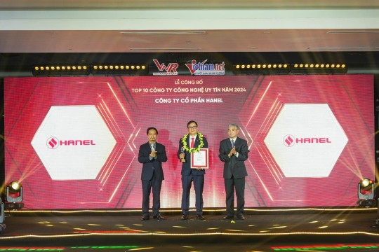 HANEL ĐƯỢC BÌNH CHỌN TOP 10  CÔNG TY CÔNG NGHỆ UY TÍN NĂM THỨ 4 LIÊN TIẾP